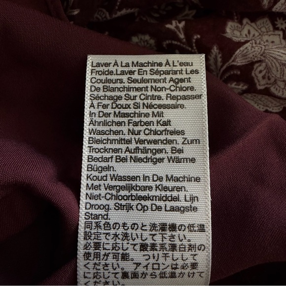 New! Madewell Olivia Floral Splitneck Puff-Sleeve Mini Dress Medium 23312 - Picture 13 of 16